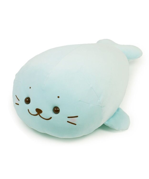 Mother garden しろたん ふわもち 抱き枕  55cm みるくカラー 《ソーダみるく》 単品 ソーダみるく