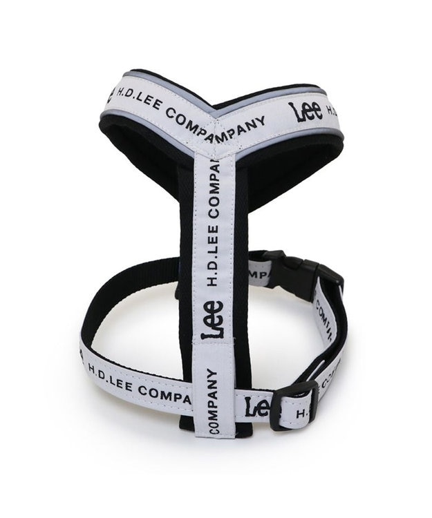 PET PARADISE Lee ロゴ アクティブ ハーネス S 小型犬 ホワイト×ブラック