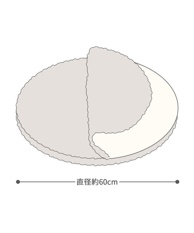 PET PARADISE スヌーピー 遠赤外線 くつろぎマット 《兄弟柄》 S ベージュ