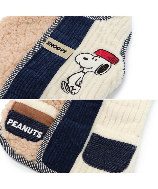 PET PARADISE スヌーピー リバーシブルベスト 《オフホワイト×赤》 中型犬 大型犬 オフホワイト×赤