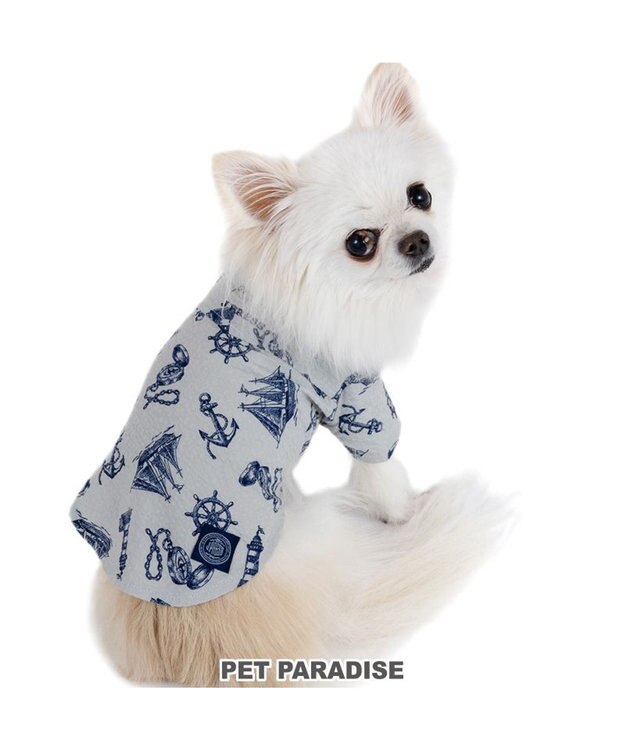 PET PARADISE J.PRESS マリンシャツ  《グレー》 小型犬 グレー