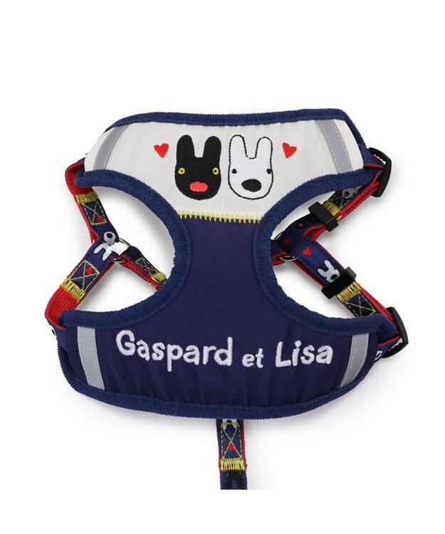 PET PARADISE リサとガスパール ハーネス＆リード ＳＳ 《ハート柄》 小型犬 ハート柄