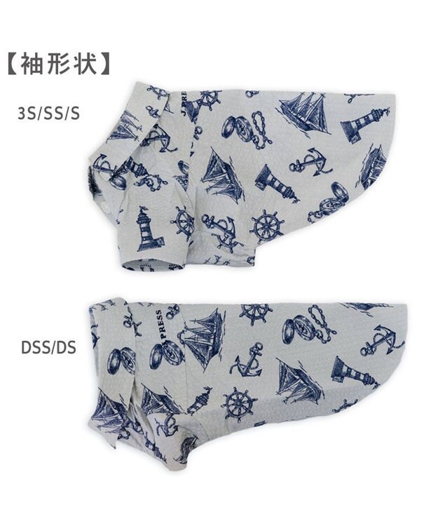 PET PARADISE J.PRESS マリンシャツ  《グレー》 小型犬 グレー