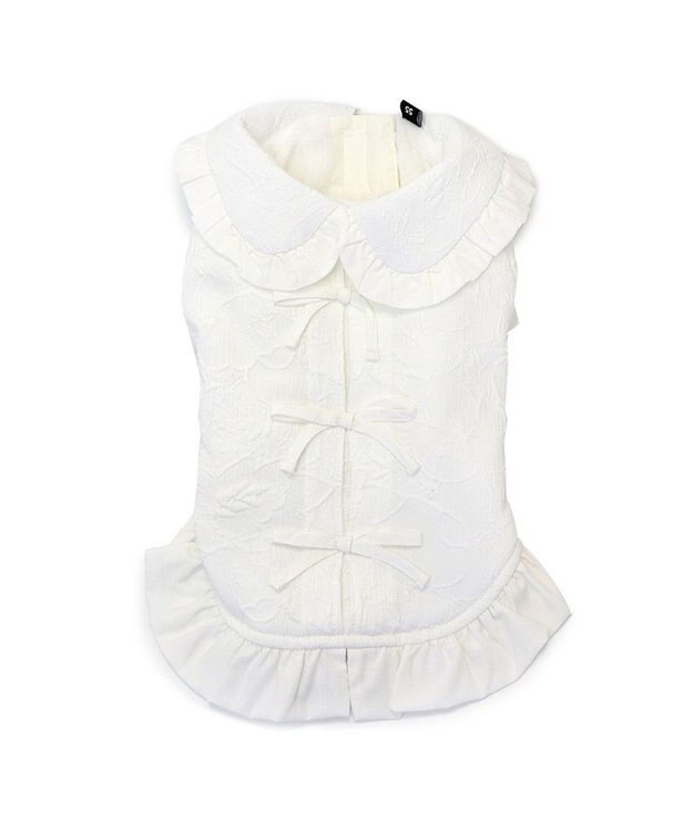 PET PARADISE cherircouture ジャガードコート 小型犬 ホワイト