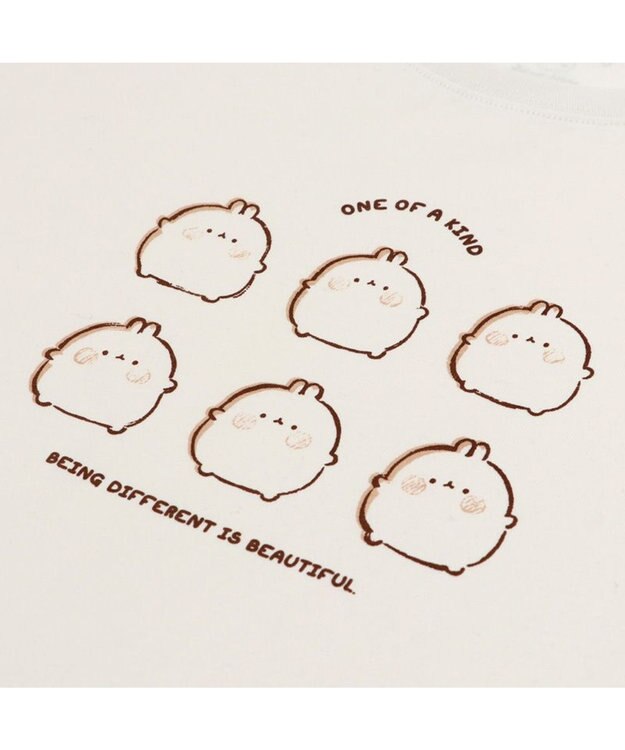 Mother garden マザーガーデン MOLANG モラン Ｔシャツ 半袖 《スケッチ柄》 白色 S/M/L ユニセックス -