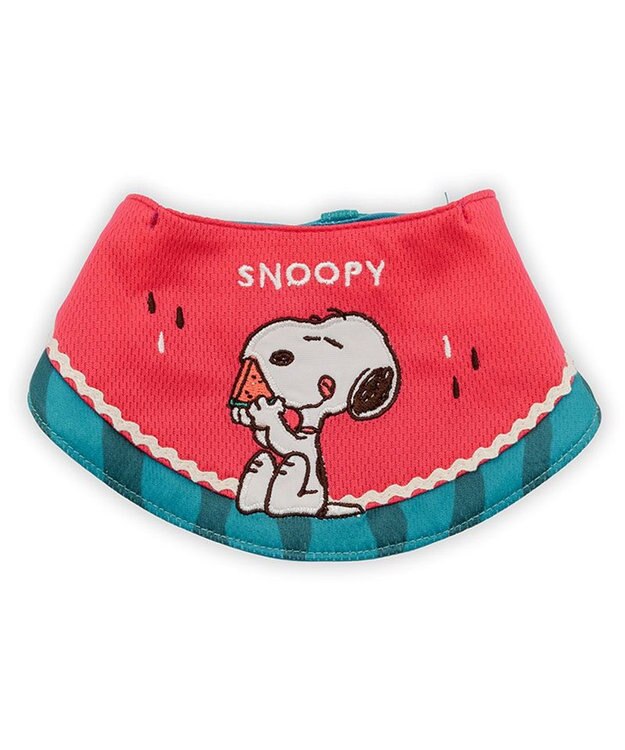 PET PARADISE スヌーピー クールバンダナ 《スイカ柄》 中型犬 大型犬 レッド