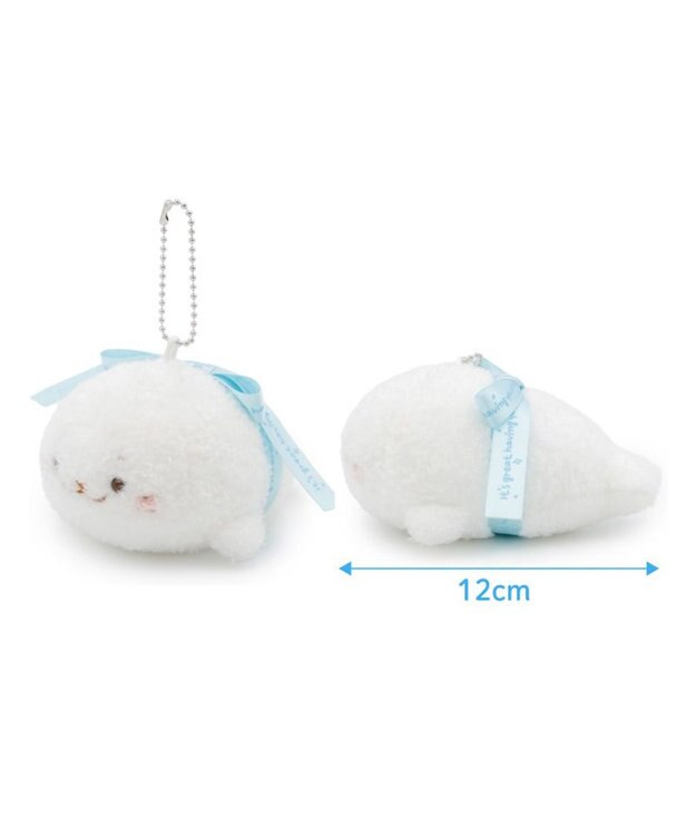 Mother garden しろたん リボンキーホルダー 《しろたん》 しろたん