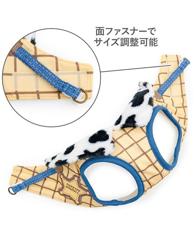 PET PARADISE ディズニー トイ・ストーリー ウッディ ベストハーネス ＳＳ イエロー