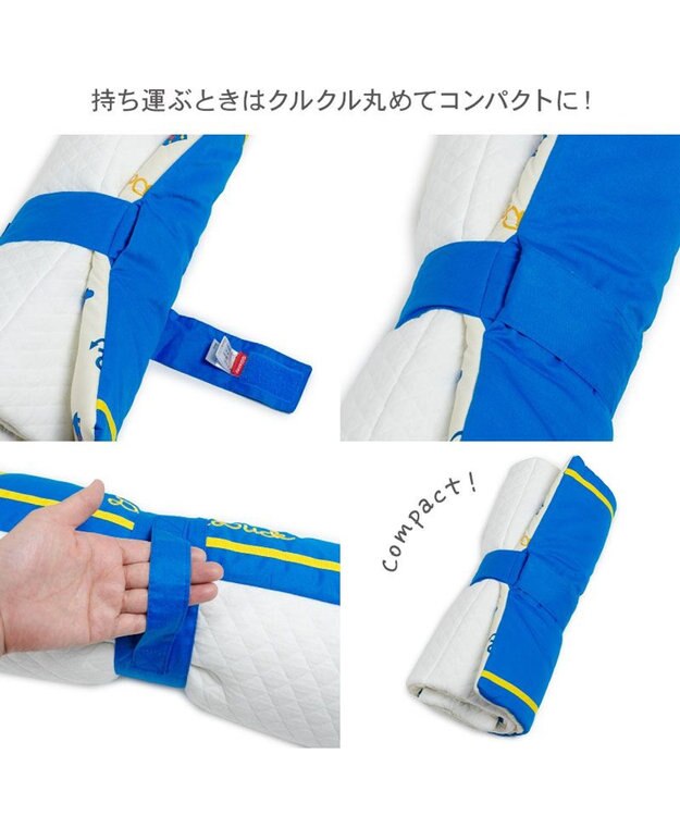 PET PARADISE ディズニー ドナルドダック クールロールマット ホワイト×ブルー