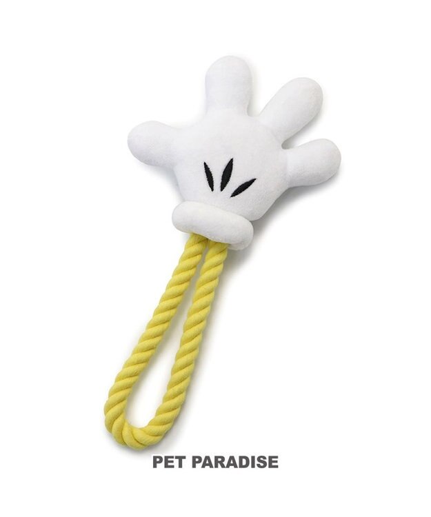 PET PARADISE ディズニー ミッキーマウス 《手のロープトイ》 犬用おもちゃ -