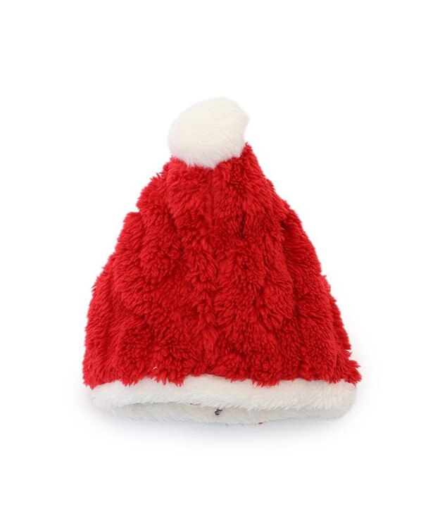 PET PARADISE ペットパラダイス クリスマス サンタ帽子 《ふわふわチェック柄 》 小型犬 サンタ