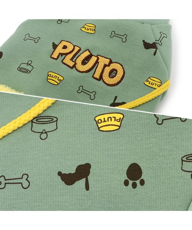 PET PARADISE ディズニー プルート トレーナー 《ポーチ付き》 小型犬 グリーン