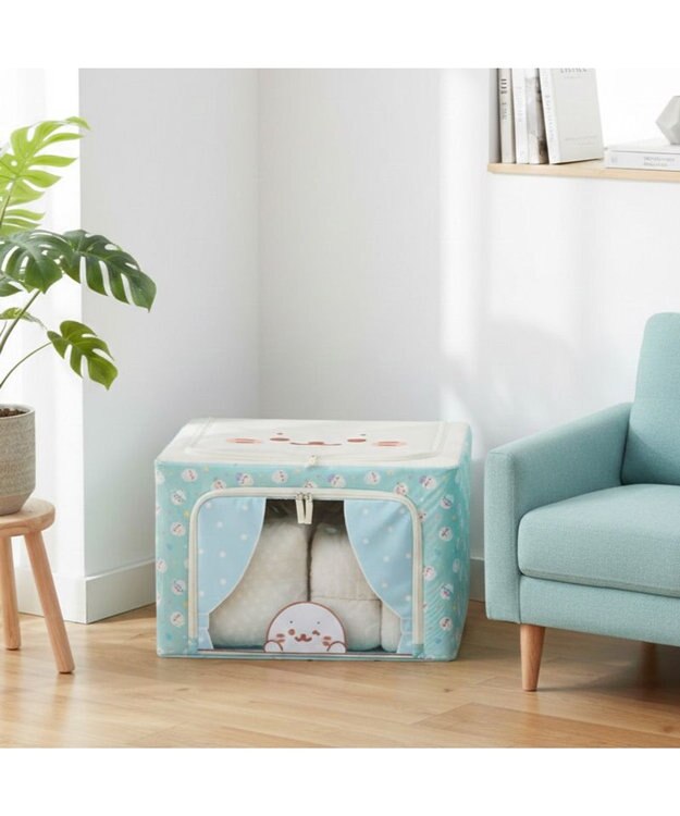 Mother garden しろたん 収納ケース 《ぽてぽて柄》 ぽてぽて柄