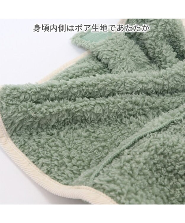 PET PARADISE ペットパラダイス 恐竜 ポンチョ もこもこ 中型犬 緑