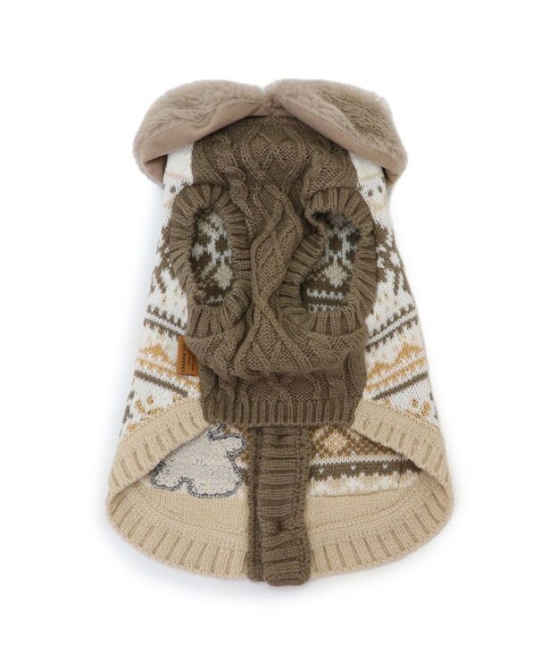 PET PARADISE スヌーピー スケート ニット 《 ホワイト》 中型犬 大型犬 ホワイト