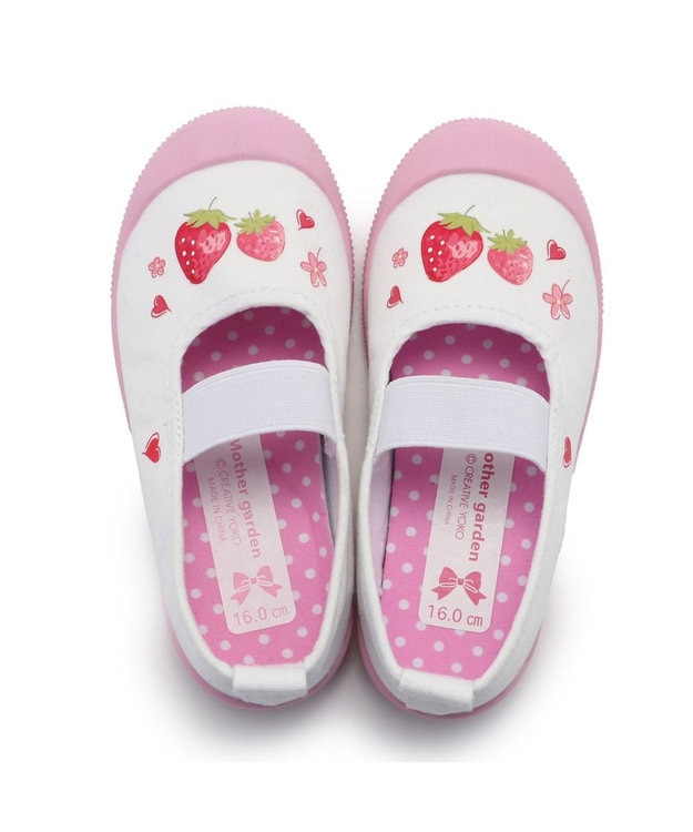 Mother garden マザーガーデン  上履き  野いちご《14/15/16/17/18/19cm》 野いちご