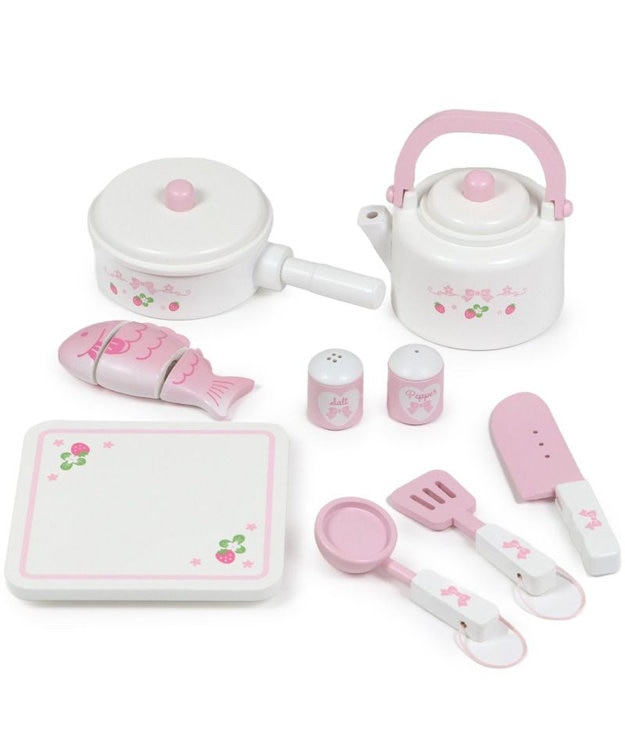 Mother garden マザーガーデン  キッチンツール 9点セット 《スウィートストロベリー》 ツールセット