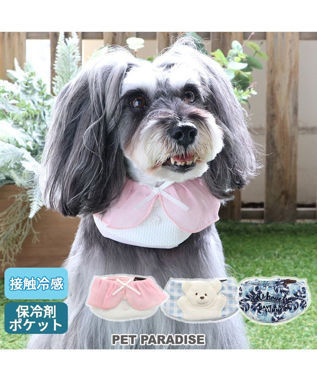 クールネック バンダナ 《シフォン襟／しろくま／ボタニカル》 保冷剤付き 【小型犬】 / PET PARADISE |  【通販】雑貨とペット用品の通販サイト | マザーガーデン＆ペットパラダイス