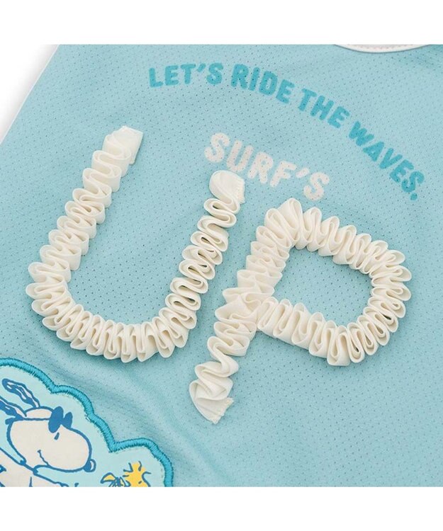 PET PARADISE スヌーピー エコメイド タンクトップ《サーフ柄》 中型犬 ライトブルー