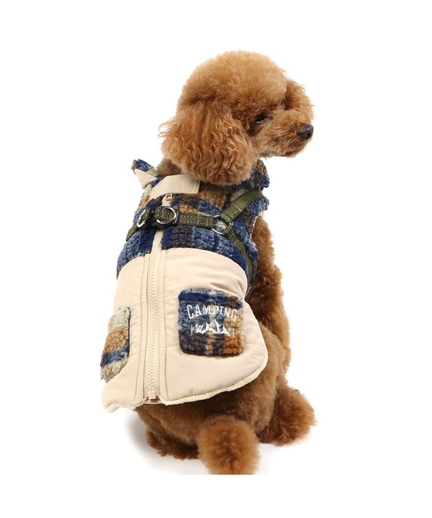 ペットパラダイス ハーネス服セット ペットパラダイス デニム アウターハーネス 小型犬 / PET