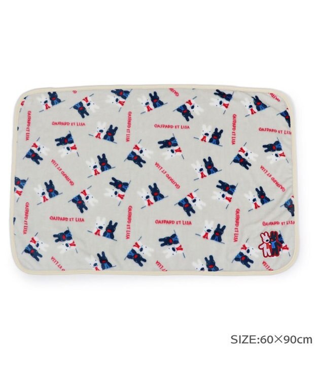 新品♥海外からやってきた物♥猫のタペストリー　ブランケット　ベッドカバー リサとガスパール ブランケット 《頬杖柄》 / PET PARADISE