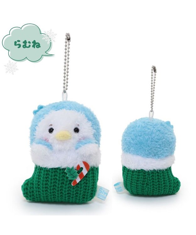 Mother garden しろたん クリスマス靴下キーホルダー 《らむね》 単品 らむね