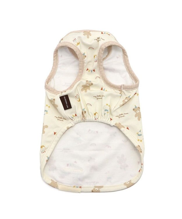 PET PARADISE ペットパラダイス くまちゃん はじめてタンクトップ 《風船》 超小型犬 小型犬 ベージュ