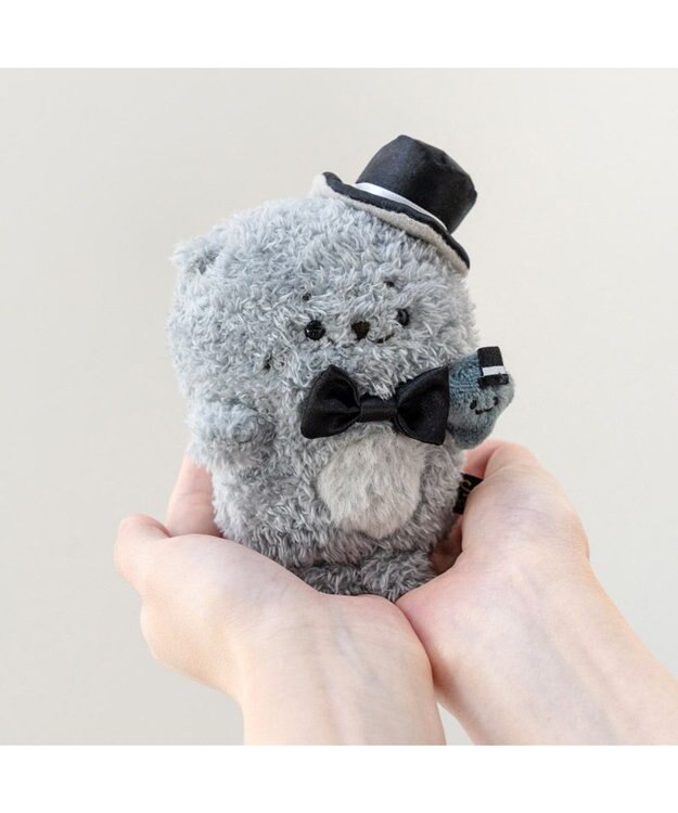 Mother garden しろたん モノクロ ぽてぽて マスコット 《らっこいぬ》 単品 らっこいぬ