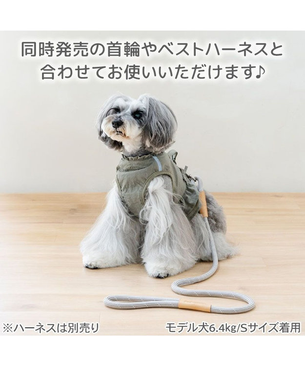 PET PARADISE ペットパラダイス ロープ リード グレー　４Ｓ～３Ｓ グレー