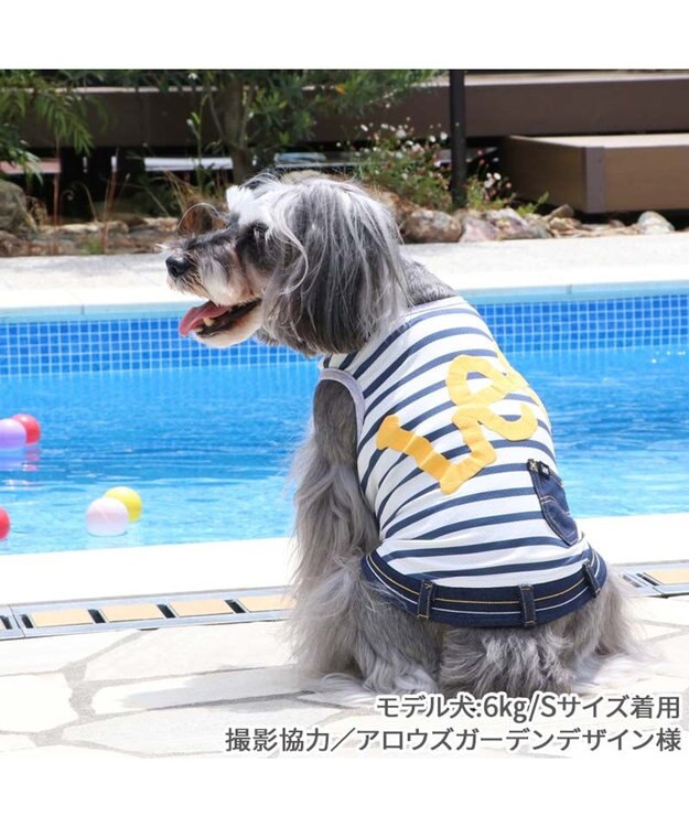 PET PARADISE  Ｌｅｅ エコメイド タンクトップ 《ボーダー柄》 小型犬 ボーダー柄