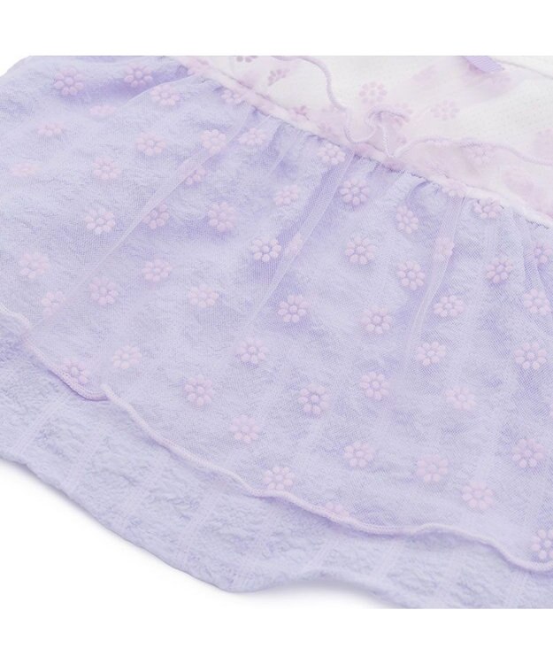 PET PARADISE ペットパラダイス フロッキー お花 ワンピース 《パープル》  小型犬 パープル