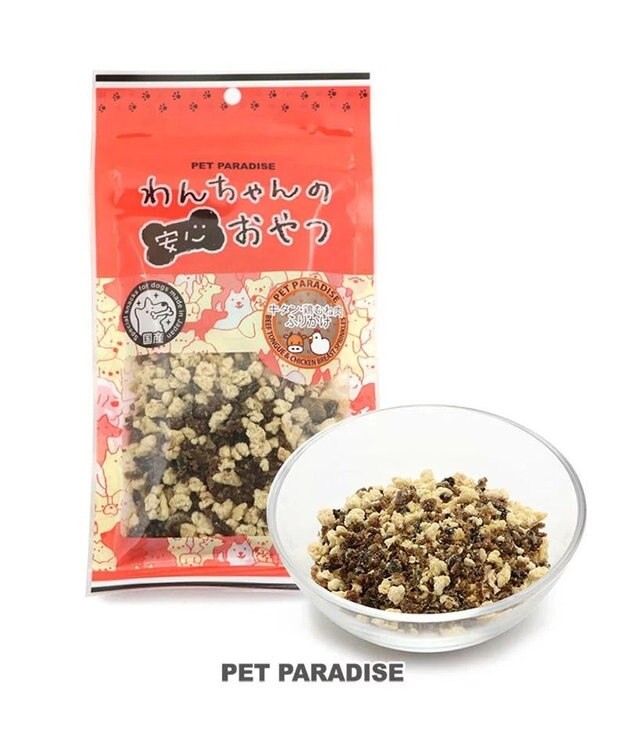 PET PARADISE 牛タン 鶏むね 肉ふりかけ  60g 国産 -