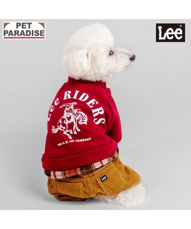 PET PARADISE Lee カウボーイ パンツつなぎ 小型犬 レッド