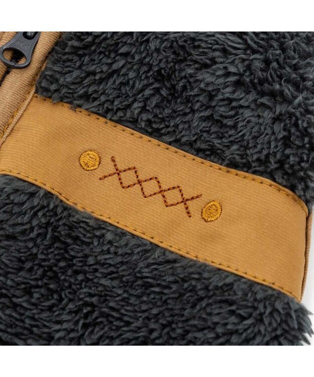 PET PARADISE ペットパラダイス 切替え 背開き ジップアップ ベスト 《ブラック》 中型犬 大型犬 ブラック×ホワイト