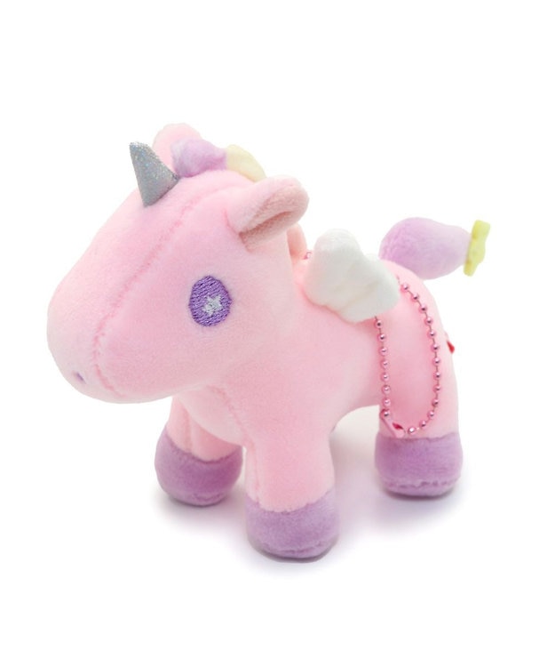 Mother garden ユニコーン ぷにもちキーホルダー 《ピンク / クリーム / ミントブルー》 11cm 【単品】 ピンク