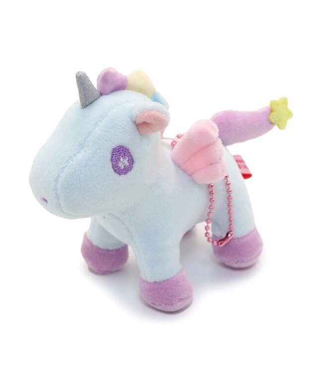 Mother garden ユニコーン ぷにもちキーホルダー 《ピンク / クリーム / ミントブルー》 11cm 【単品】 ミントブルー