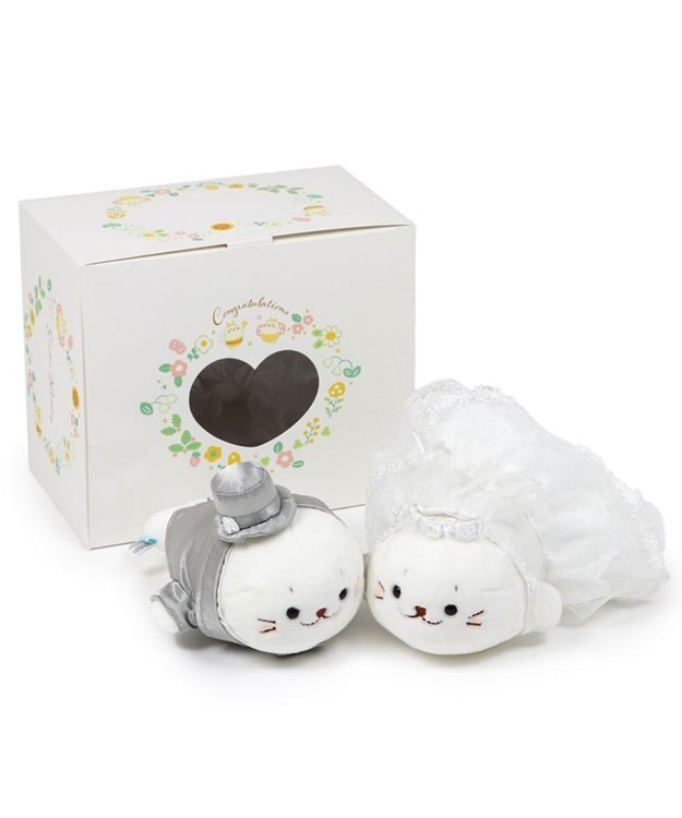 Mother garden しろたん ウェディング マスコット セット ウェディングドール ホワイト