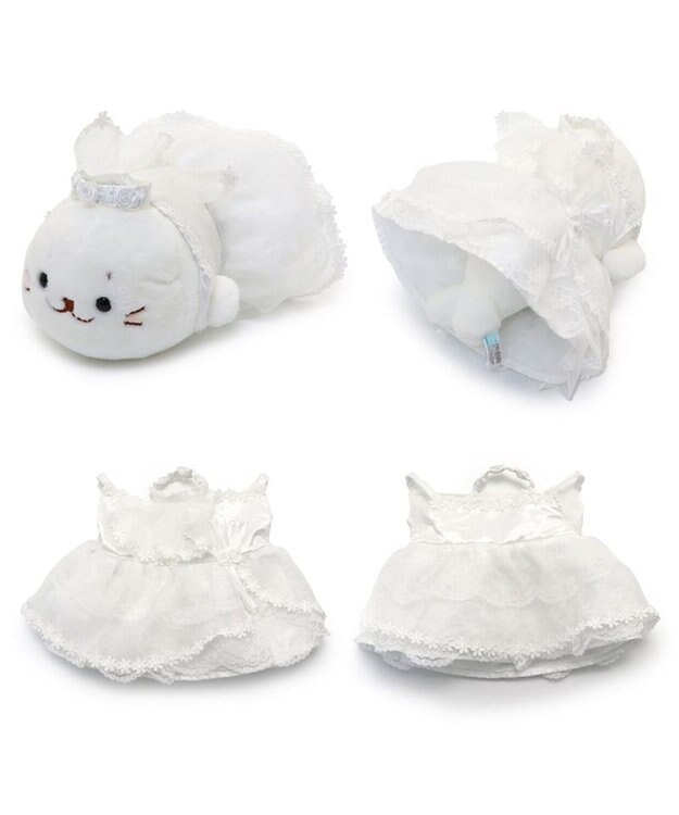 Mother garden しろたん ウェディング マスコット セット ウェディングドール ホワイト