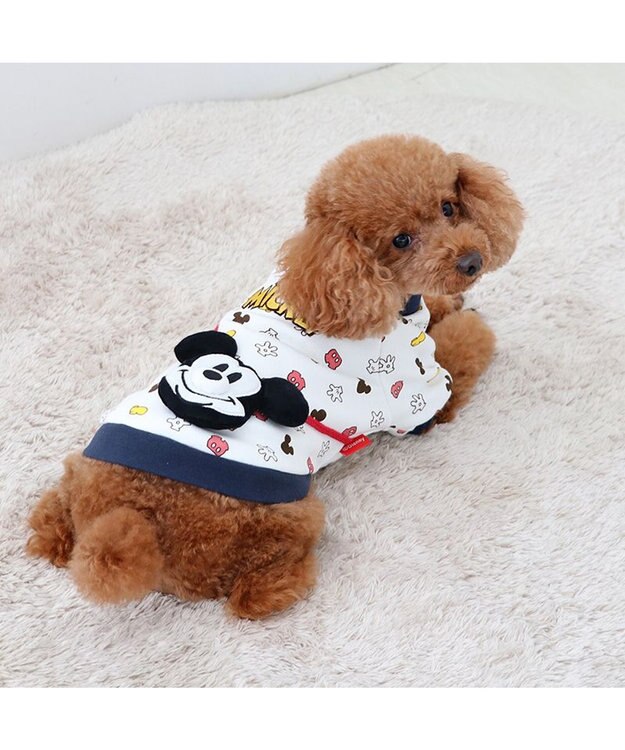 PET PARADISE ディズニー ミッキーマウストレーナー 《ポーチ付き》 小型犬 ホワイト
