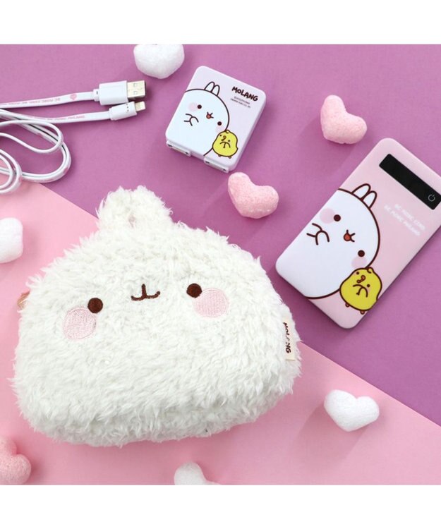 Mother garden マザーガーデン MOLANG モラン顔ボン ポーチ -