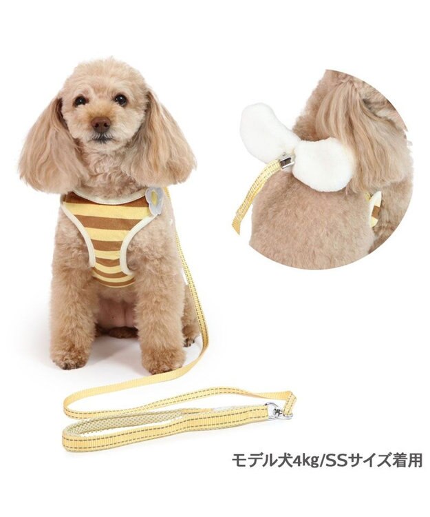 PET PARADISE ペットパラダイス 反射付き リード&ハーネス 《蜂》  SS 小型犬 蜂
