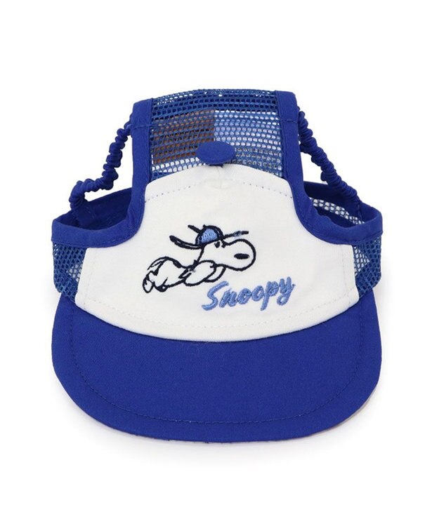 PET PARADISE スヌーピー キャップ 《ナイスキャチ》 中型犬 大型犬 ブルー