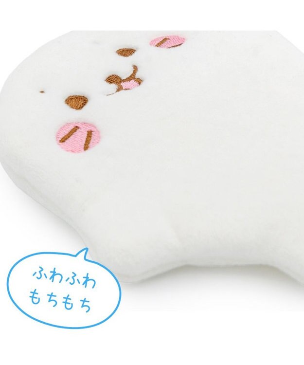 Mother garden しろたん ぺたんこポーチ 《ぶらさがりしろたん》 ぶらさがりしろたん