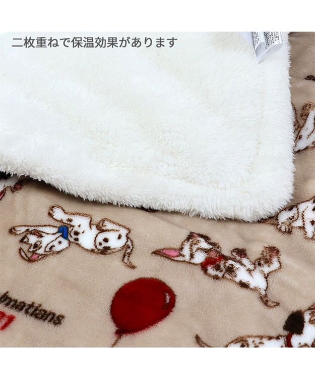 PET PARADISE ディズニー 101匹わんちゃん 遠赤外線 ボアマット 《風船柄》  80×60cm 風船柄