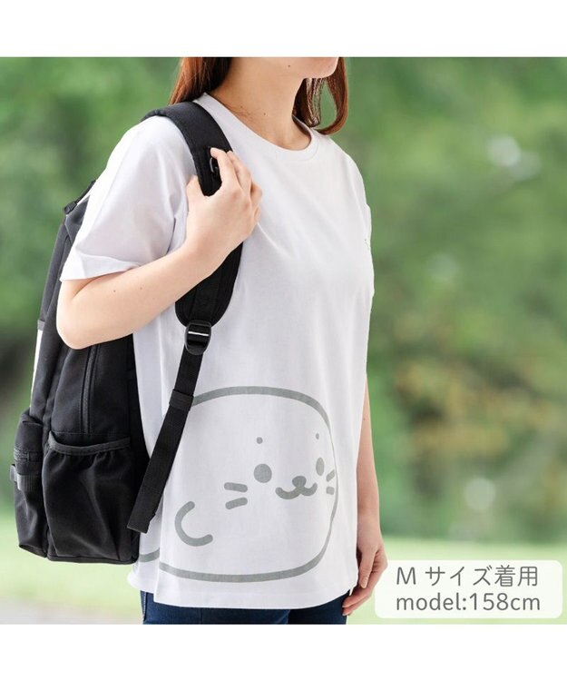 Mother garden しろたん Tシャツ  半袖《前後でつながる柄》 ユニセックス 前後でつながる柄