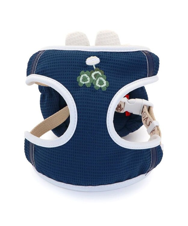 PET PARADISE リサとガスパール リサ顔リュック付き ハーネス ３Ｓ ネイビー