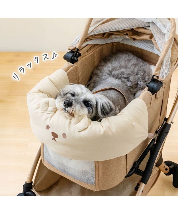 PET PARADISE ペットパラダイス くまちゃん ペットカート クッション ベージュ