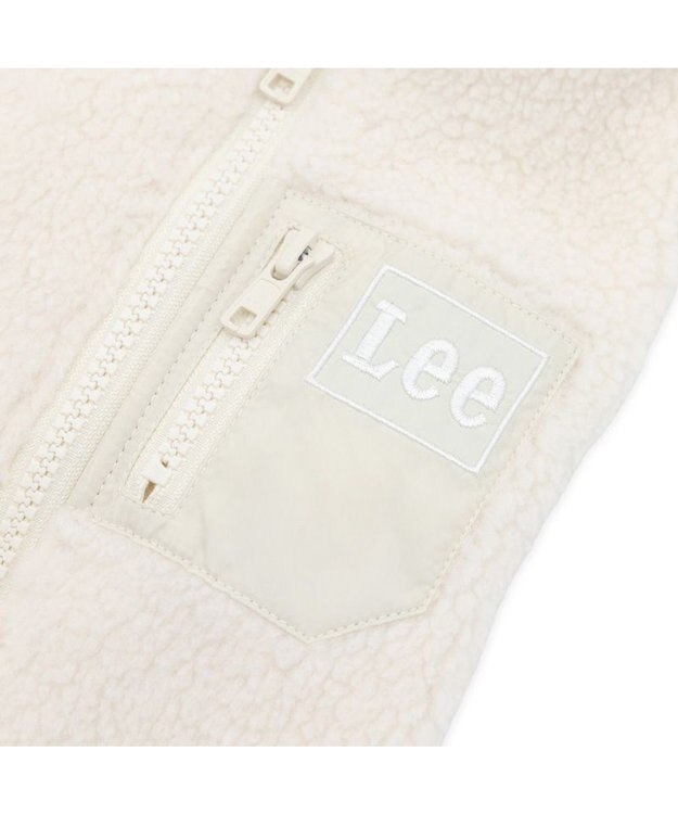 PET PARADISE Lee ジップボア ベスト ホワイト 中型犬 大型犬 オフホワイト