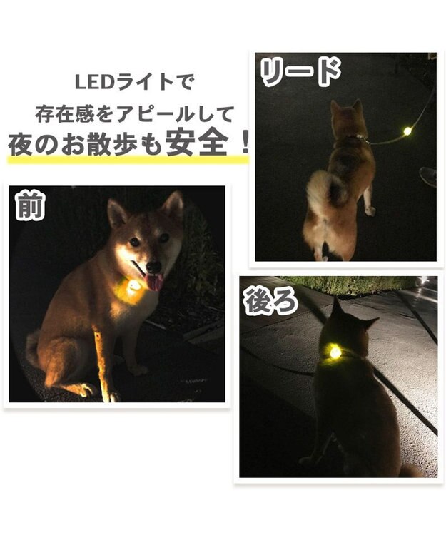 PET PARADISE ディズニー ミッキーマウス ＬＥＤ お散歩ライト イエロー