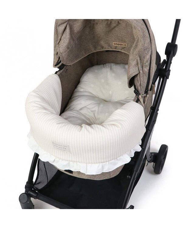 PET PARADISE ペットカート クールクッション  《水玉ベージュ /ネイビー 》 ベージュ